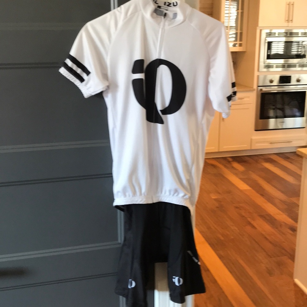 Pearlizuni men’s cycling bib/jersey Large